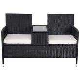 2 Seater Rattan Chair Garden Furniture-Items Online